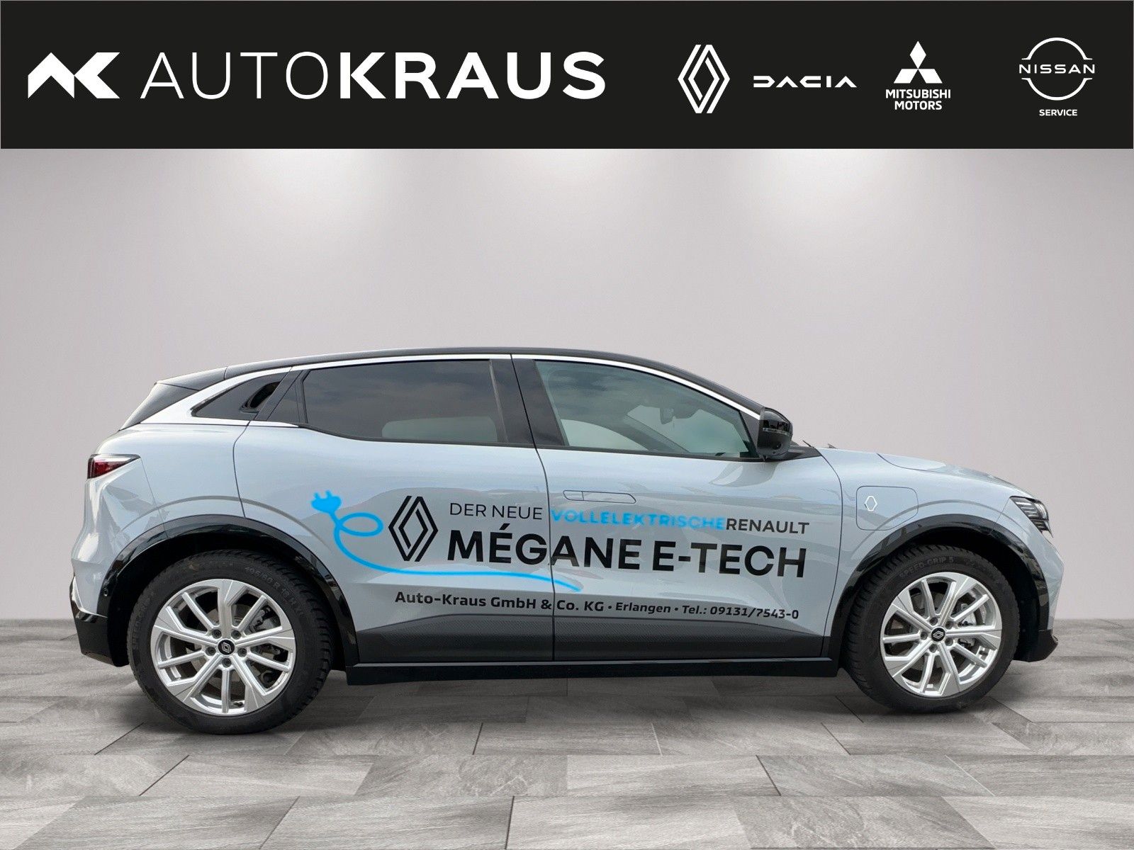 Fahrzeugabbildung Renault Megane E-TECH 100% Elektrisch, TECHNO EV60 220hp