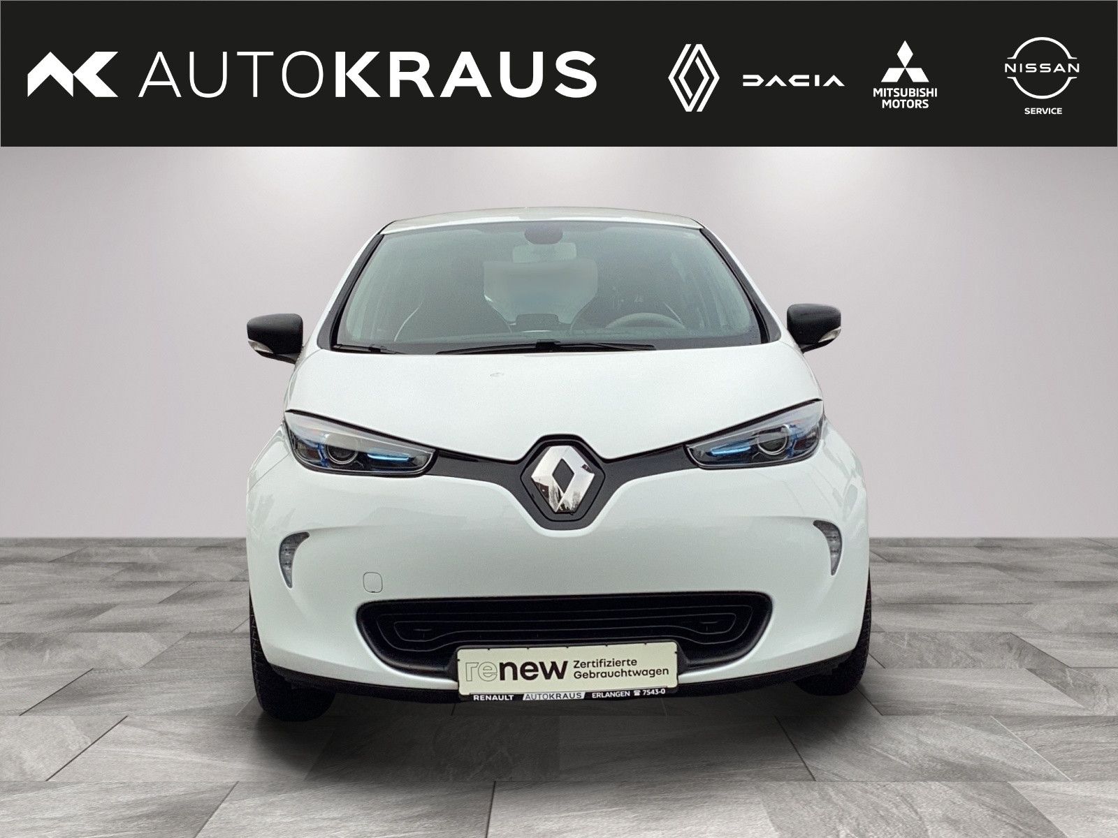 Fahrzeugabbildung Renault Zoe Life 22 kwh Batteriemiete, Klima, R-Link